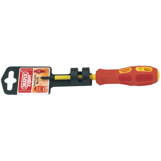 Draper VDE Approved Fully Insulated Cross Slot Screwdriver, No.0 x 60mm (Display Draper  - Dynamic Drive