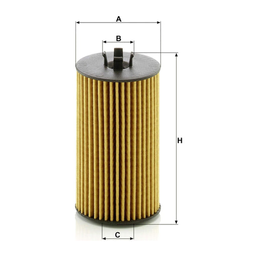 Genuine Mann Oil Filter for GM Astra VIVIIInsignia HU6019Z Mann & Hummel  - Dynamic Drive