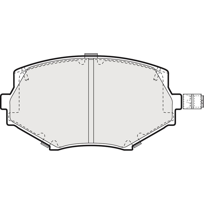 Apec Brake Pads Front Fits Mazda Eunos Mx5