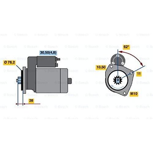 Genuine Bosch Starter Motor fits Porsche Cayenne - 3.0 - 14- 0001125521