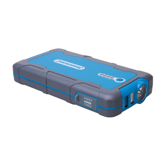 Silverline 12V Lithium Jump Starter & Powerbank 6000mAh 400A 684786 Silverline  - Dynamic Drive