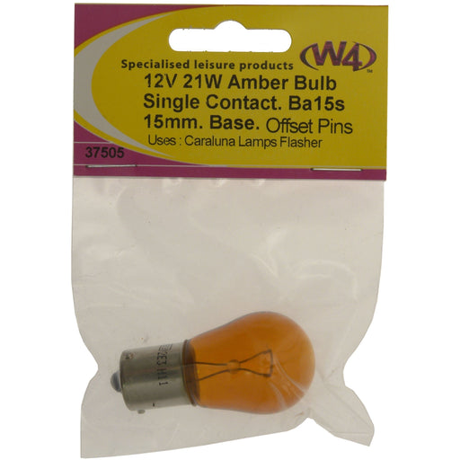 MDS1203 W4 12v 21w Amber Bulb 37505 W4  - Dynamic Drive