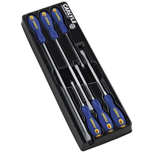 Carlyle Hand Tools Screwdriver Set - Slotted - 6 Piece Carlyle Hand Tools  - Dynamic Drive