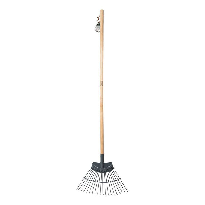 Silverline Carbon Steel Lawn Rake 1730mm Silverline  - Dynamic Drive