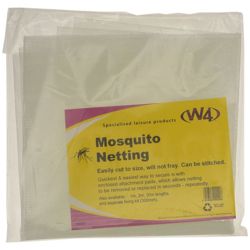 W4 Mosquito Net/Fixers 1Mx15M Grey 00021 W4 - Dynamic Drive