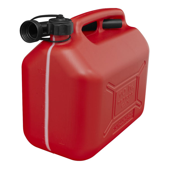 Sealey Fuel Can 10L Red JC10PR Sealey  - Dynamic Drive