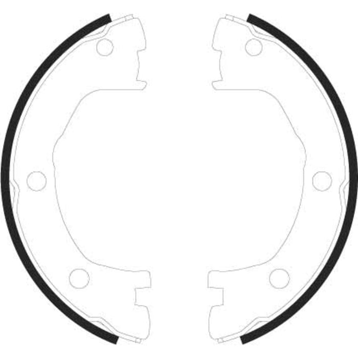 Genuine TRW Brake Shoes (R90) GS8440