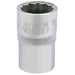 Draper Elora Bi-Hexagon Socket, 1/2" Sq. Dr., 18mm 24632 Draper  - Dynamic Drive