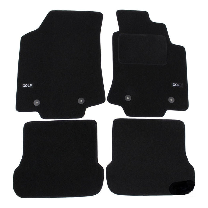 Tailored Logo Velour Carpet Floor Mats for Golf MK3 1992 - 1999 4PCS UKB4C  - Dynamic Drive