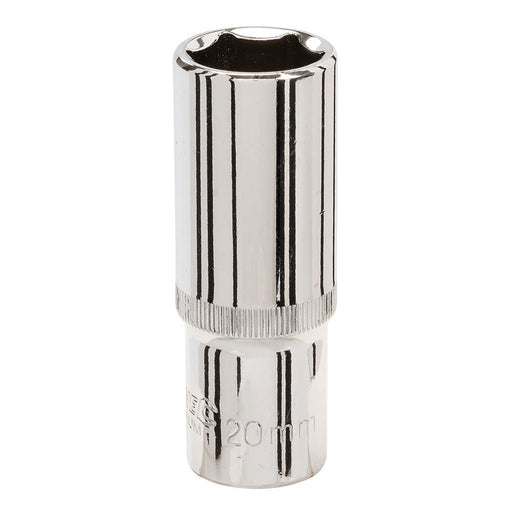 Silverline Deep Socket 1/2" Drive 6pt Metric 20mm Silverline  - Dynamic Drive