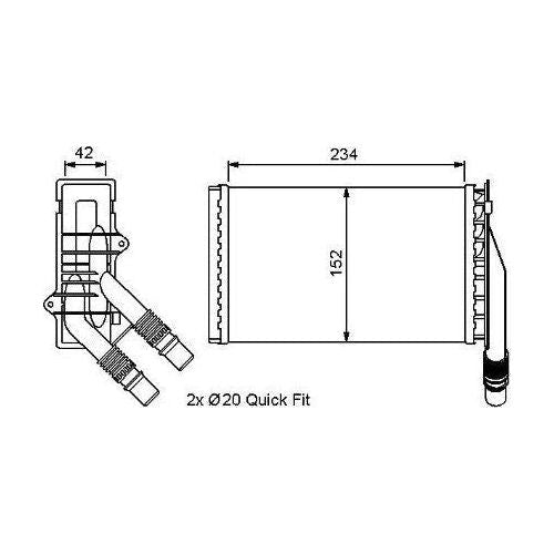 NRF Heater Radiator 53554