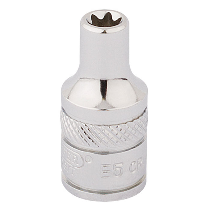 Draper TX-STAR Socket, 1/4" Sq. Dr., E5 34052