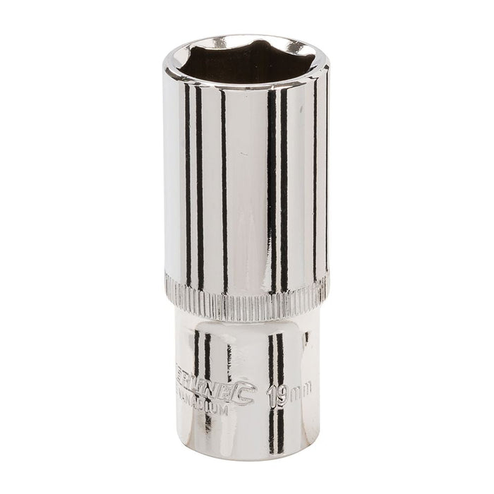 Silverline Deep Socket 3/8" Drive 6pt Metric 19mm