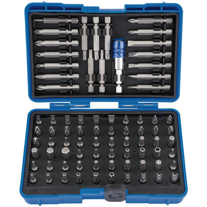 Draper Screwdriver and Bit Holder Set (80 Piece) 82396 Draper  - Dynamic Drive