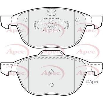 Apec Brake Pads Front Fits Ford C-Max Focus Kuga Mazda 3 5 Volvo C30 S4