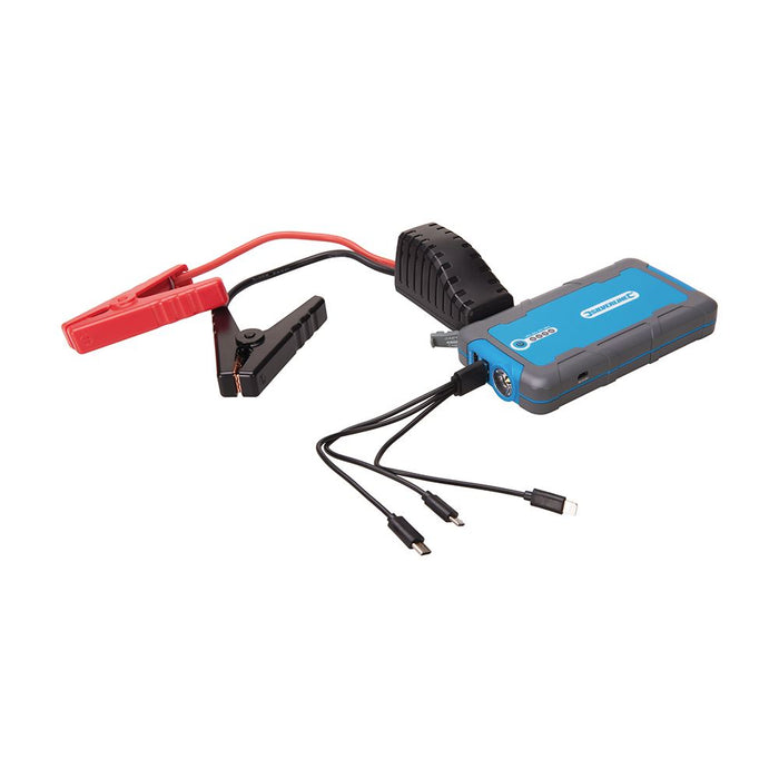 Silverline 12V Lithium Jump Starter & Powerbank 6000mAh 400A 684786 Silverline  - Dynamic Drive