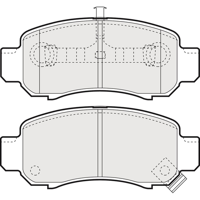 Apec Brake Pads Front Fits Honda Insight