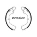 Valeo Drum Brake Shoes 564287 Automotive Part fits Mitsubishi Valeo  - Dynamic Drive