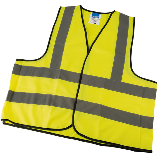 Draper High Visibility Traffic Waistcoat to EN471 Class 2L, Large 73732 Draper  - Dynamic Drive