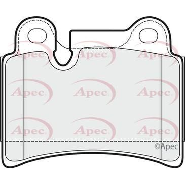 Apec Brake Pads Rear Fits VW Touareg