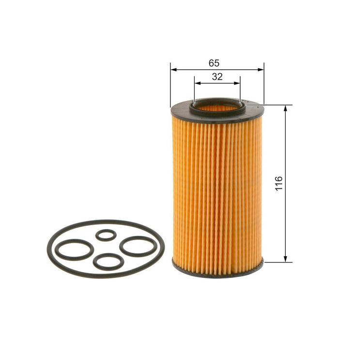 Genuine Bosch Car Oil Filter P9263 fits Mercedes-Benz CLK 320 - 3.2 - 99-03 1457