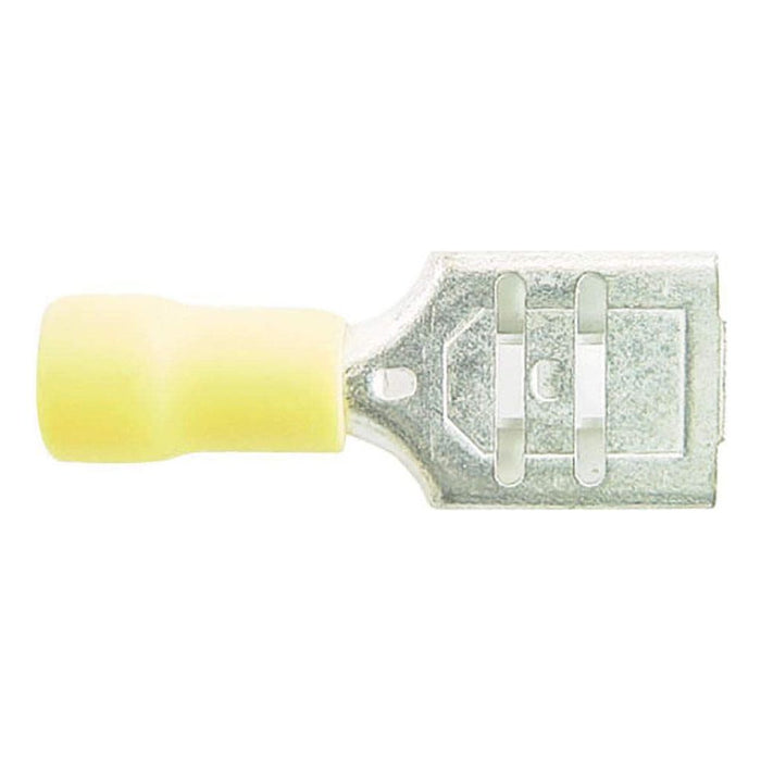 Wot-Nots Wiring Connectors - Yellow - Female Slide-On 375 - 9.5mm - Pack of 2 Pearl Automotive  - Dynamic Drive