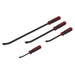 Sealey Angled Pry Bar Set 4pc Heavy-Duty with Hammer Cap AK9105 Sealey  - Dynamic Drive