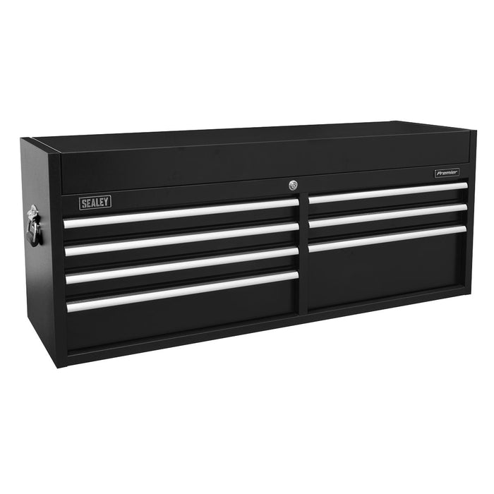 Sealey Topchest 7 Drawer 1415mm Heavy-Duty Black PTB141507 Sealey  - Dynamic Drive