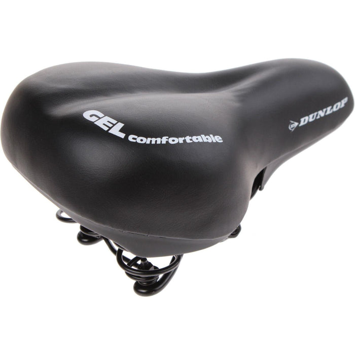 Dunlop Gel Saddle Padded Seat City Touring Bicycle Bike Cycle Comfortable Ride