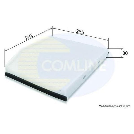 Genuine Comline POLLEN FILTER for FORD TRANSIT CUSTOM 12->, TOURNEO 12-> Comline  - Dynamic Drive