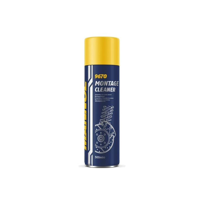 MANNOL Montage Brake Cleaner Aerosol Spray Professional Degreaser 500ml Mannol  - Dynamic Drive