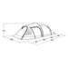 Outwell Earth 3 Tent 3 Berth Tunnel Tent Outwell  - Dynamic Drive