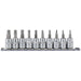 Draper TX-STAR Socket Bit Set, 3/8" Sq. Dr., 48mm (10 Piece) 16309 Draper  - Dynamic Drive