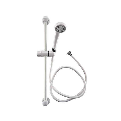 AG Shower Kit Single Mode (Inc Head, Hose & Riser) White Comfortable Singl AG  - Dynamic Drive