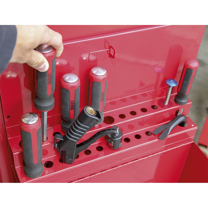 Sealey Side Cabinet for Long Handle Tools Red APLHT