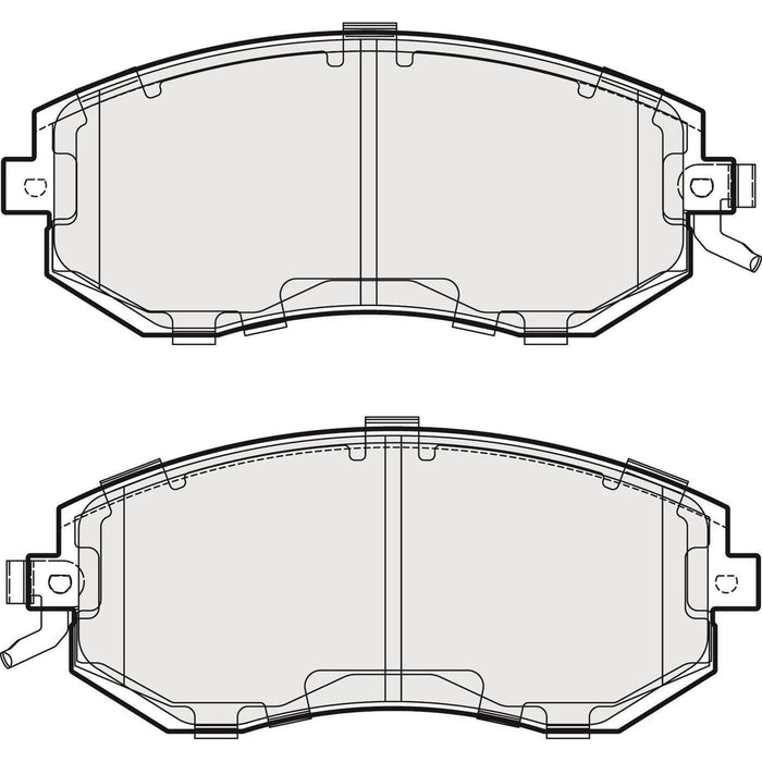 Apec Brake Pads Front Fits Subaru Brz Forester Impreza Legacy Xv Toyota Gt 86