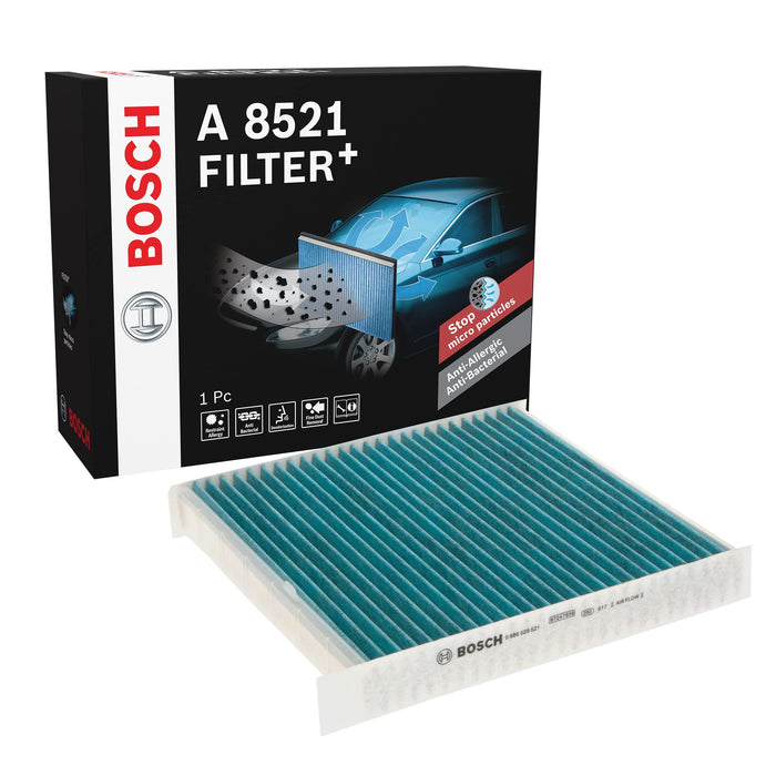 Genuine Bosch Car Cabin Filter Plus A8521 fits Volvo XC90 D5 - 2.4 - 05-14 09866