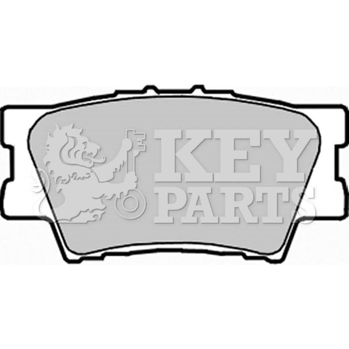 Genuine Key Parts KBP1990 Rear Brake Pads (Akebono)