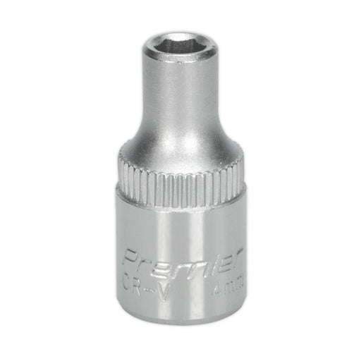 Sealey WallDrive Socket 4mm 1/4"Sq Drive S1404 Sealey  - Dynamic Drive