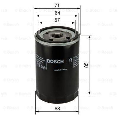 Genuine Bosch Cv Oil Filter P3272 0451103272