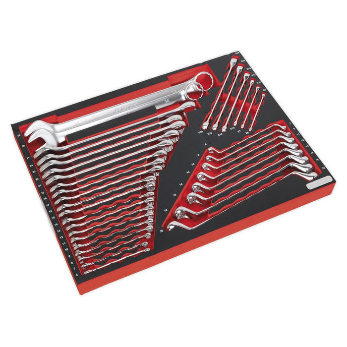 Sealey Tool Tray with Spanner Set 35pc TBTP03 Sealey  - Dynamic Drive