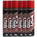 6x GT85 Aerosol Cans PTFE Chain Lubricant GT 85 Water Displacer GT85 400ml GT85  - Dynamic Drive