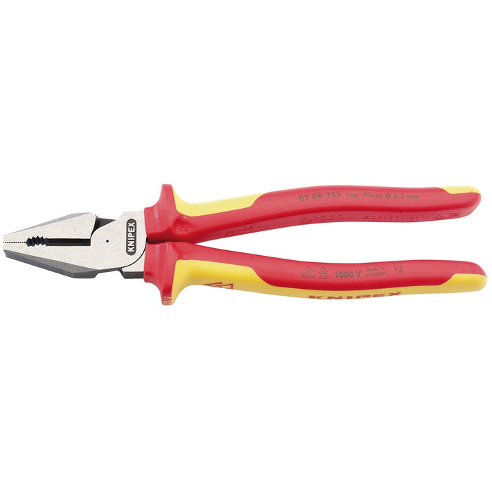 Draper Knipex 02 08 225UKSBE VDE Fully Insulated High Leverage Combination Plier