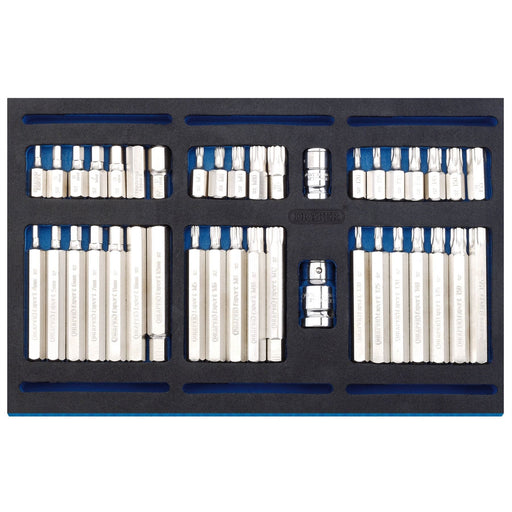 Draper Screwdriver Insert Bit Set in 1/4 Drawer EVA Insert Tray (40 Piece) 63515 Draper  - Dynamic Drive