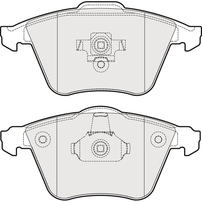 Apec Brake Pads Front Fits Opel Signum Vectra Saab 9-3 Vauxhall