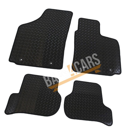 Tailored Rubber Mats for Seat Leon May 05-09 + Clips 2005 2006 2007 2008 2009 UKB4C  - Dynamic Drive