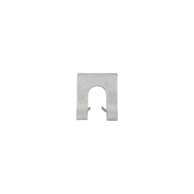 Tool Connection Brake Hose Clips Silver 27.4mm x 22.2mm 10pc 34114 Tool Connection  - Dynamic Drive