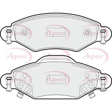 Apec Brake Pads Front Fits Toyota Vitz Yaris