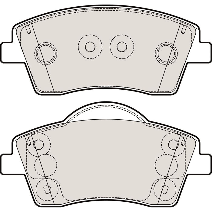 Apec Brake Pads Front Fits Volvo Xc40 Apec  - Dynamic Drive