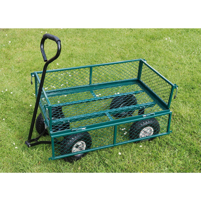 Draper Steel Mesh Gardener's Cart 58552 Draper  - Dynamic Drive